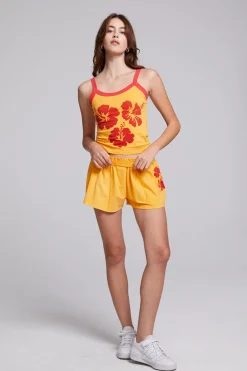 Fashion Chaser Brand Hibiscus Tank Top