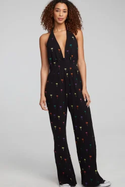 Cheap Chaser Brand Hinano Jumpsuit - Black Onyx
