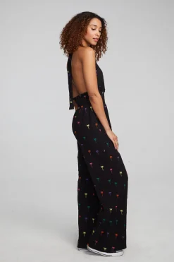 Cheap Chaser Brand Hinano Jumpsuit - Black Onyx