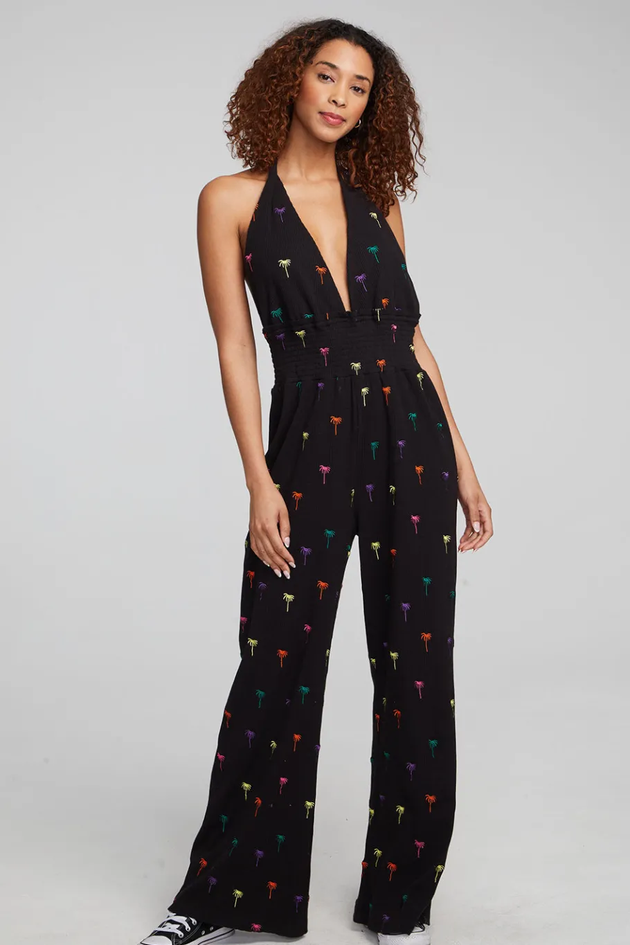 Cheap Chaser Brand Hinano Jumpsuit - Black Onyx