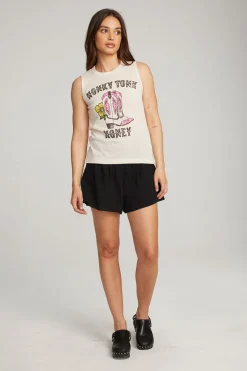 Hot Chaser Brand Honky Tonk Honey Muscle Tee