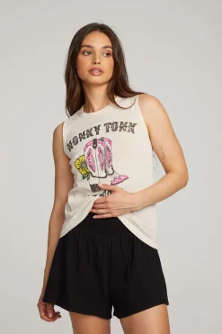 Hot Chaser Brand Honky Tonk Honey Muscle Tee