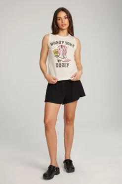 Hot Chaser Brand Honky Tonk Honey Muscle Tee