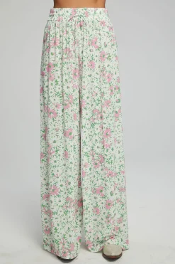 New Chaser Brand Hudson Joggers - Grass Daisy Floral