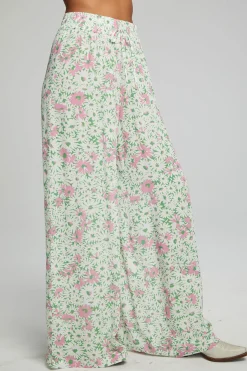 New Chaser Brand Hudson Joggers - Grass Daisy Floral