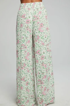 New Chaser Brand Hudson Joggers - Grass Daisy Floral