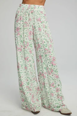 New Chaser Brand Hudson Joggers - Grass Daisy Floral