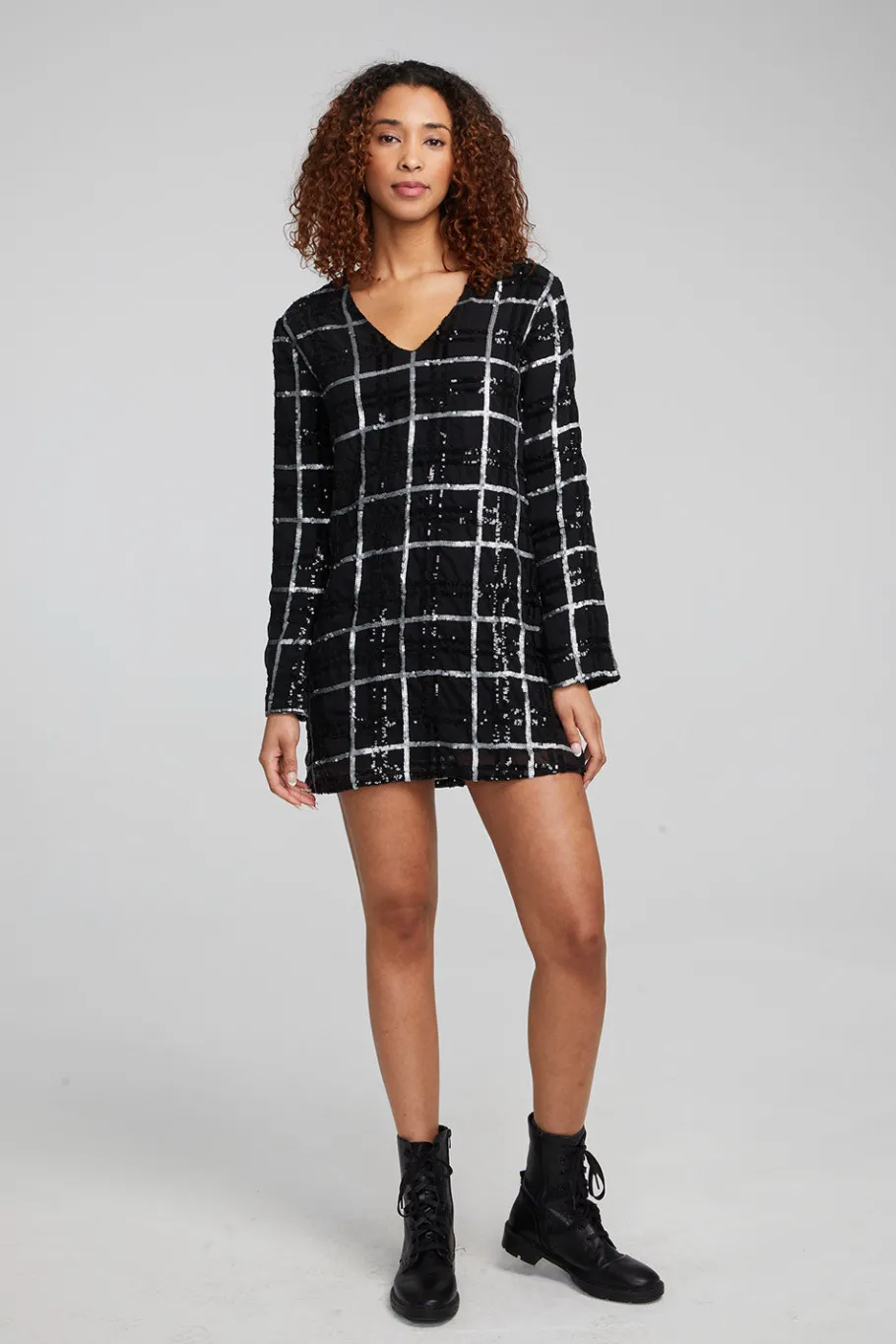 Fashion Chaser Brand Hunter Fairfax Plaid Mini Dress