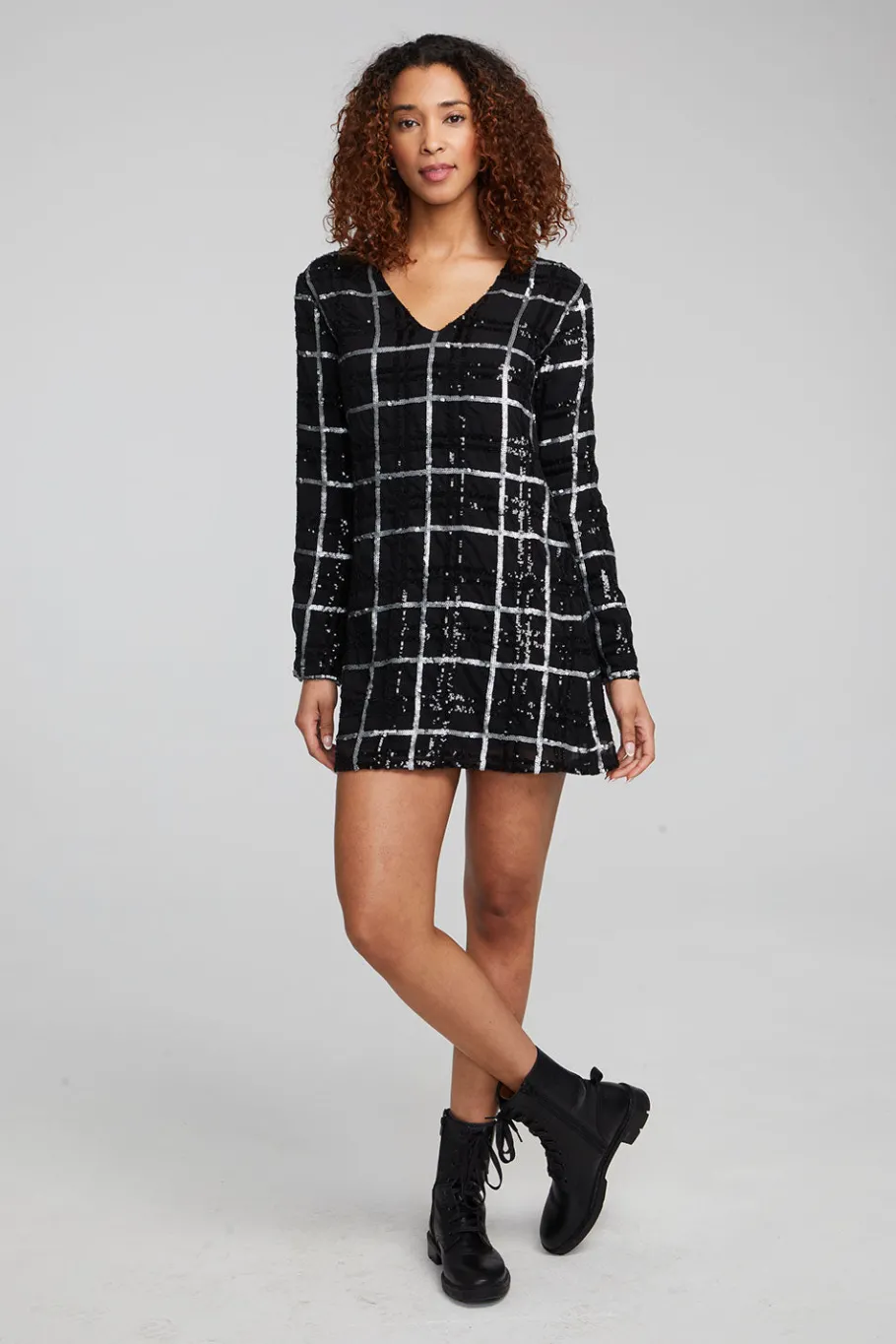Fashion Chaser Brand Hunter Fairfax Plaid Mini Dress