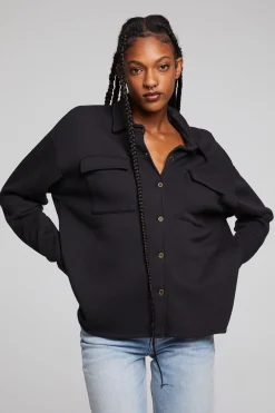 Online Chaser Brand Hyde Licorice Button Down