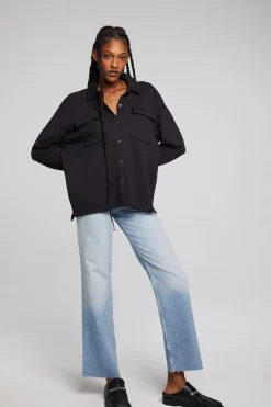 Online Chaser Brand Hyde Licorice Button Down