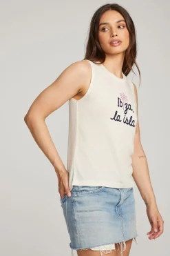 Fashion Chaser Brand Ibiza Palm Muscle Tee