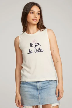 Fashion Chaser Brand Ibiza Palm Muscle Tee
