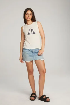 Fashion Chaser Brand Ibiza Palm Muscle Tee