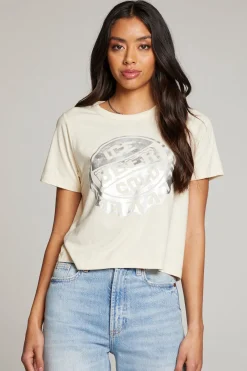New Chaser Brand Ice Cold Beer Embroidery Tee