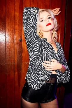Hot Chaser Brand Idol "Wild Thing" Blouse