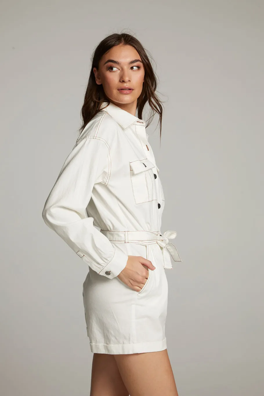 Discount Chaser Brand Isabella White Romper