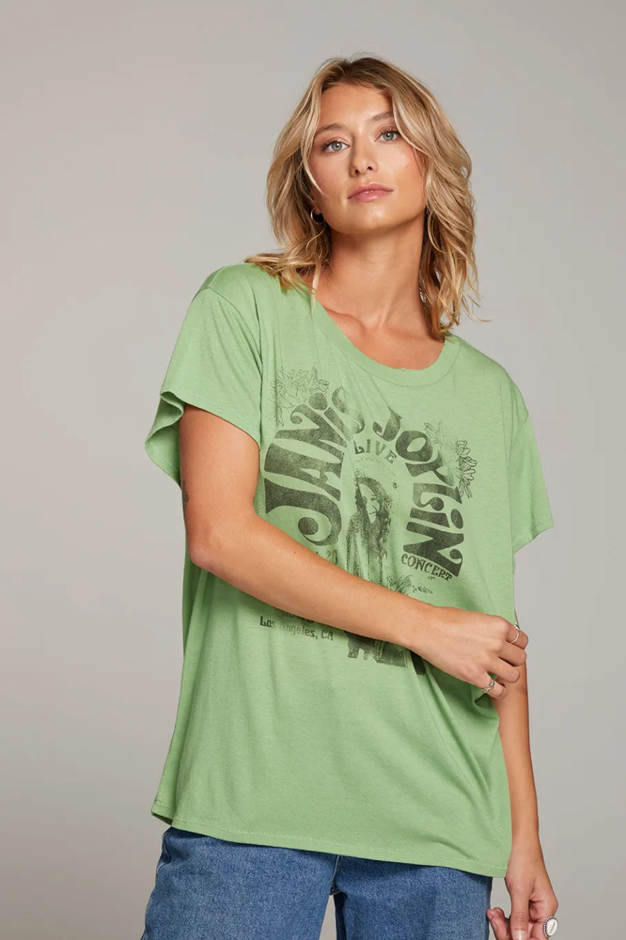 Online Chaser Brand Janis Joplin Hollywood Bowl Tee