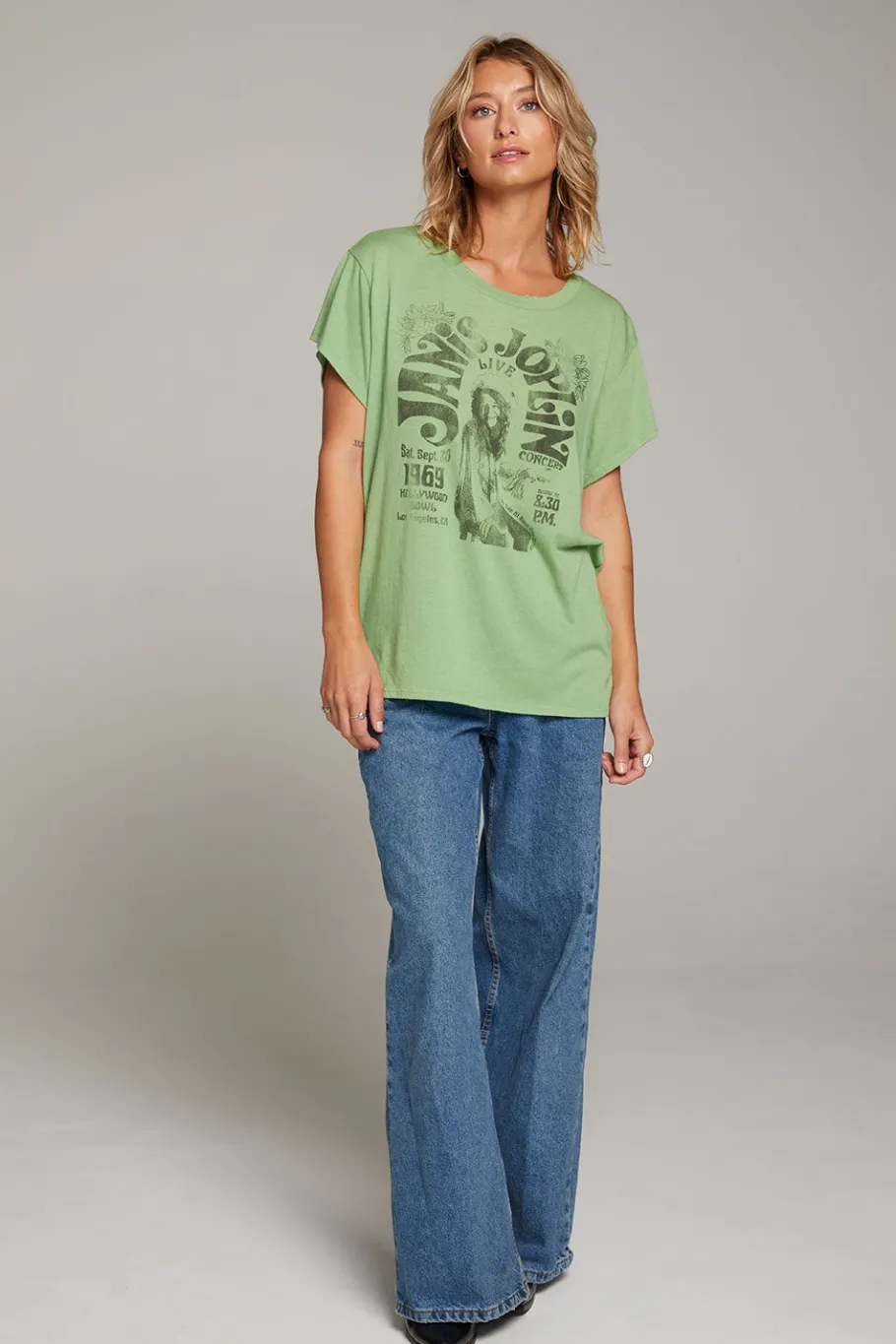 Online Chaser Brand Janis Joplin Hollywood Bowl Tee