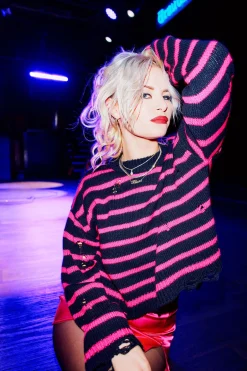 Clearance Chaser Brand Jax Melrose Stripe Pullover