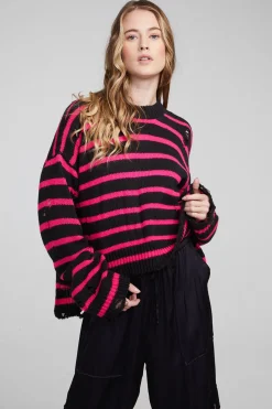Clearance Chaser Brand Jax Melrose Stripe Pullover