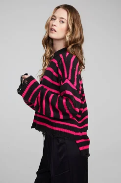 Clearance Chaser Brand Jax Melrose Stripe Pullover