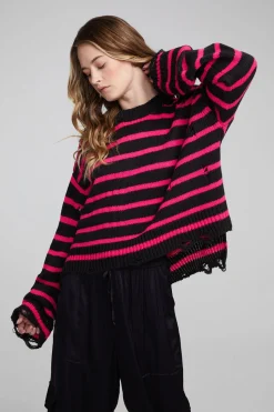 Clearance Chaser Brand Jax Melrose Stripe Pullover