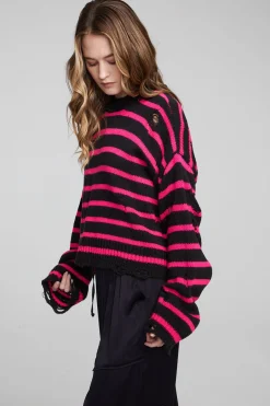 Clearance Chaser Brand Jax Melrose Stripe Pullover
