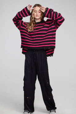 Clearance Chaser Brand Jax Melrose Stripe Pullover