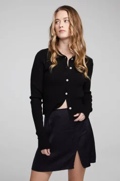 Clearance Chaser Brand Jayla Shadow Black Cardigan