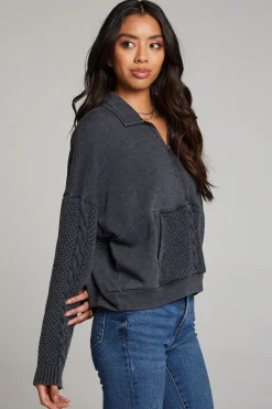 Sale Chaser Brand Joe Licorice Half Zip
