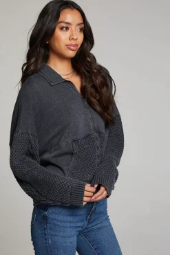 Sale Chaser Brand Joe Licorice Half Zip