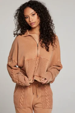 Outlet Chaser Brand Joe Toffee Half Zip