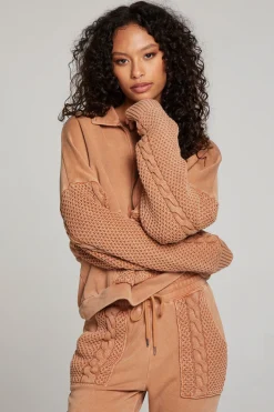 Outlet Chaser Brand Joe Toffee Half Zip