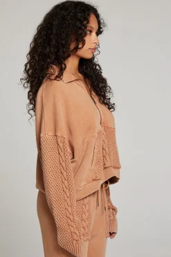 Outlet Chaser Brand Joe Toffee Half Zip