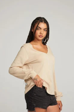 Online Chaser Brand Kara Cappuccino Long Sleeve