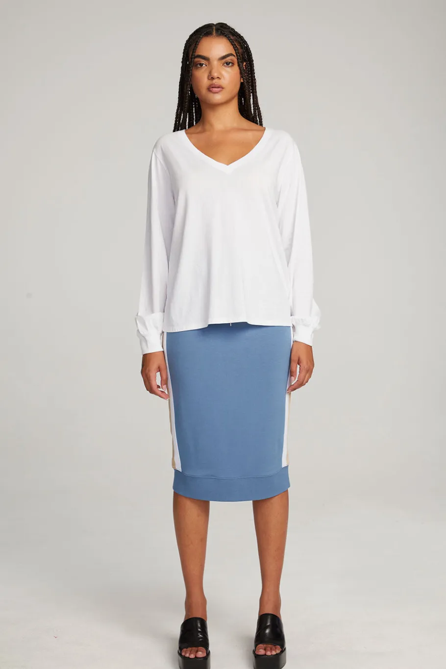 Shop Chaser Brand Kara White Long Sleeve
