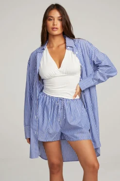 Outlet Chaser Brand Kerstin Marmont Stripe Button Down