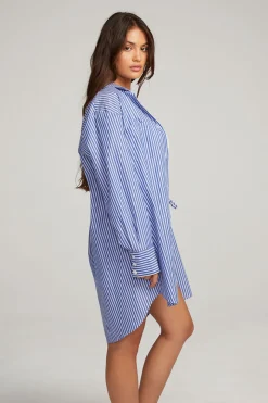 Outlet Chaser Brand Kerstin Marmont Stripe Button Down