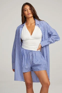 Outlet Chaser Brand Kerstin Marmont Stripe Button Down