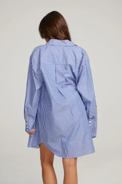 Outlet Chaser Brand Kerstin Marmont Stripe Button Down