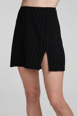 Sale Chaser Brand Kiss Beverly Pinstripe Mini Skirt