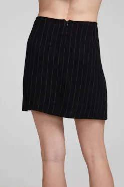 Sale Chaser Brand Kiss Beverly Pinstripe Mini Skirt