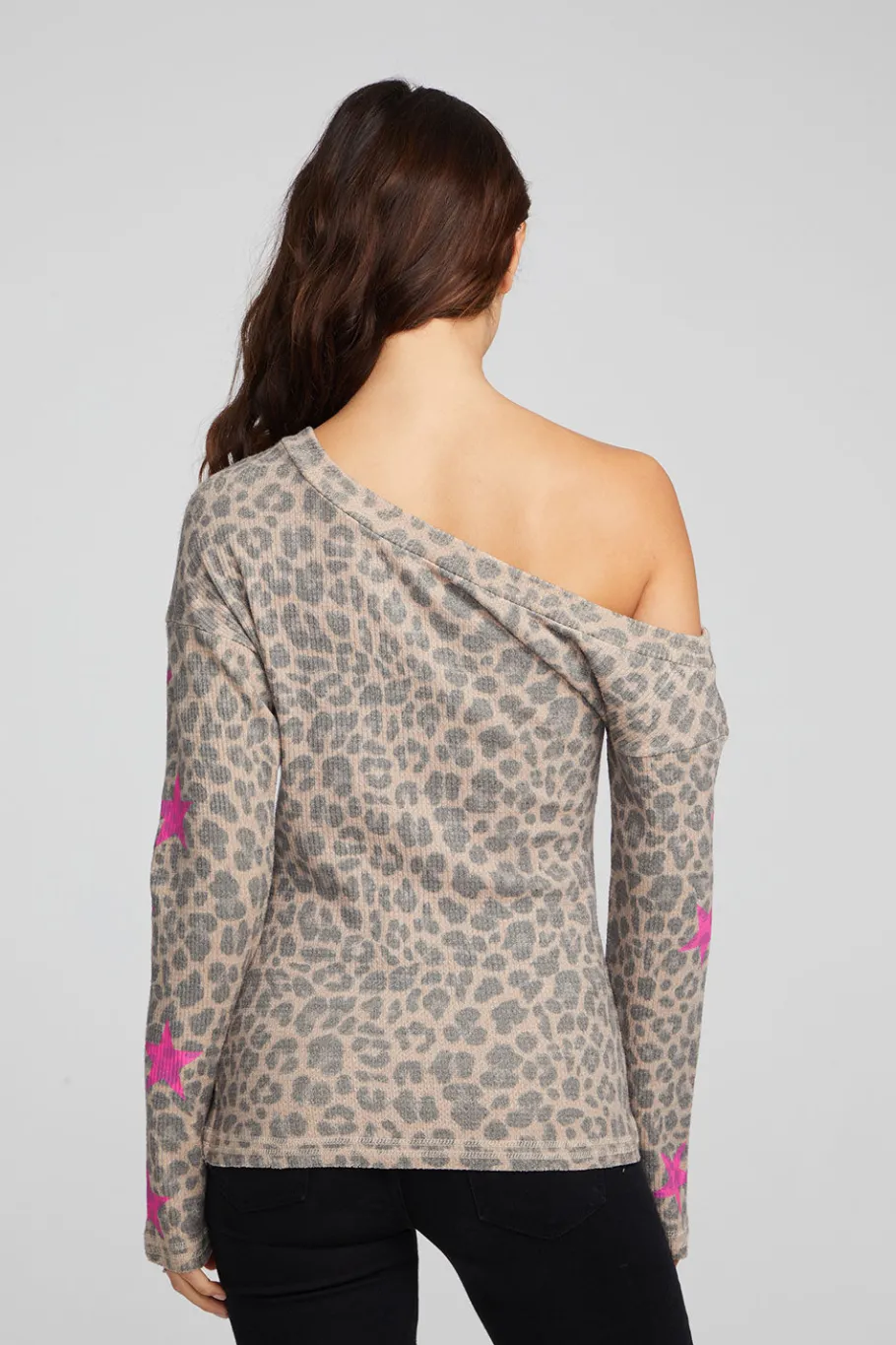 Online Chaser Brand Leopard Star Long Sleeve