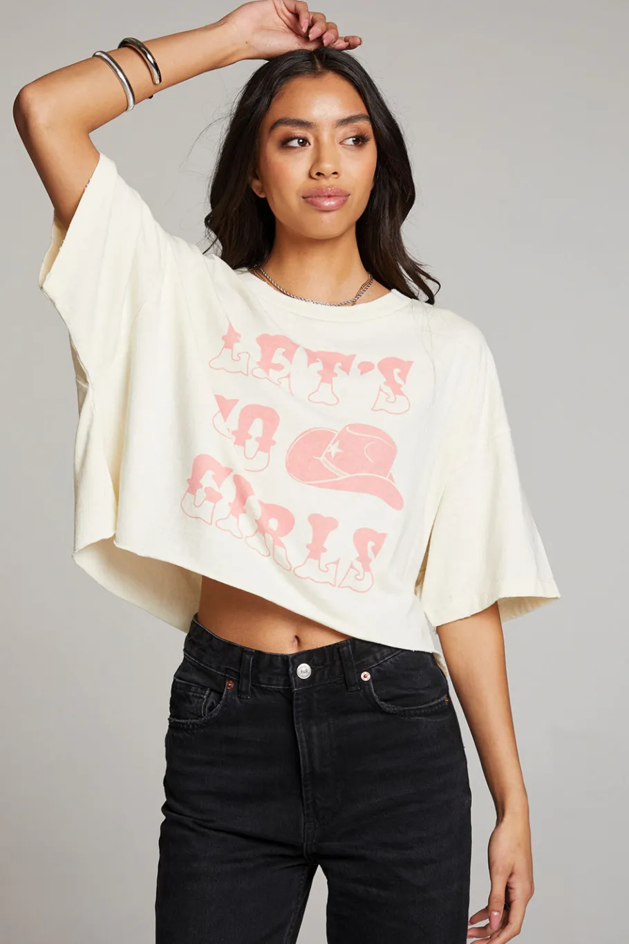 Cheap Chaser Brand Let's Go Girls Tee