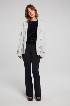 Clearance Chaser Brand Lex Heather Grey Zip Up Hoodie