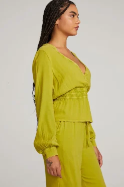 Cheap Chaser Brand Liberty Citron Blouse