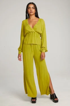 Cheap Chaser Brand Liberty Citron Blouse