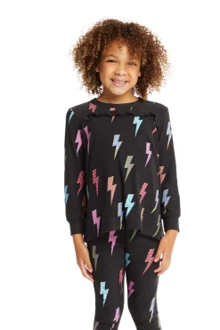 Best Sale Chaser Brand Lightning Bolts Long Sleeve