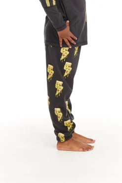 Cheap Chaser Brand Lightning Pizzas Cotton Fleece Pants